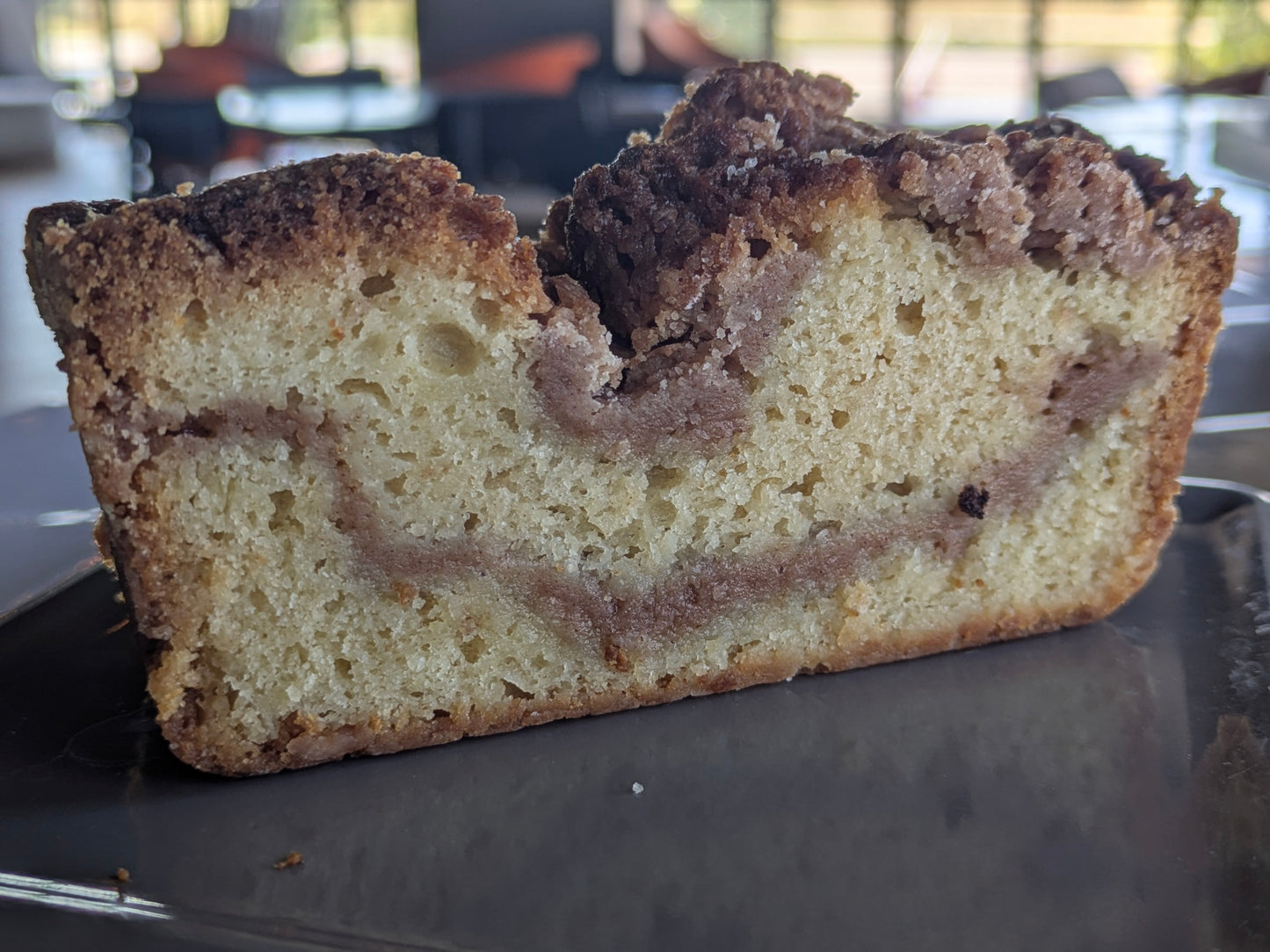 Sliced Coffee Cake Loaf